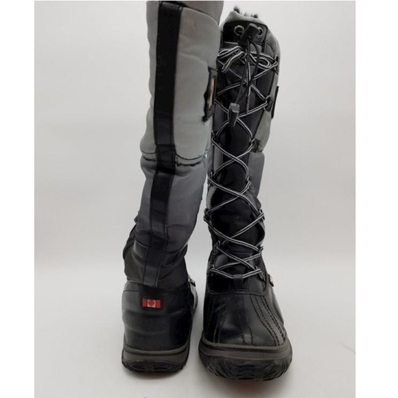 Pajar Canada Gia Ombré Tall Waterproof Grip Leather Boots, Sz 7/7.5 - Picture 4 of 11